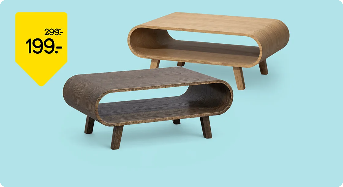 Salontafel Matteo van 299,- voor 199,- 