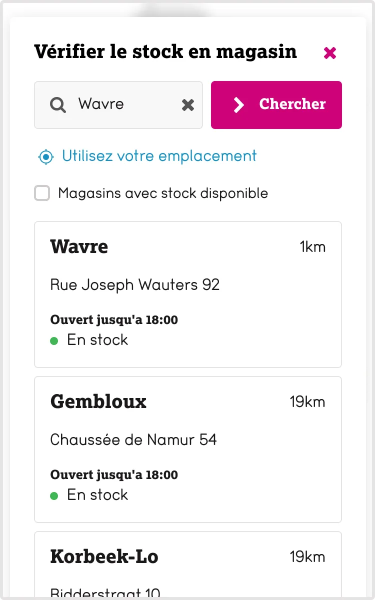 Bannière stock en magasin étape 3