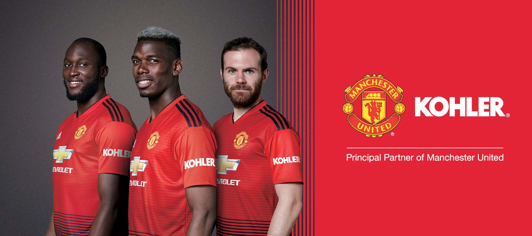 Kohler manchester hot sale united sponsor