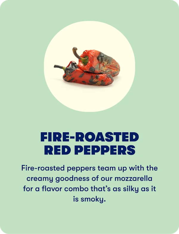 Fire-roasted red peppers