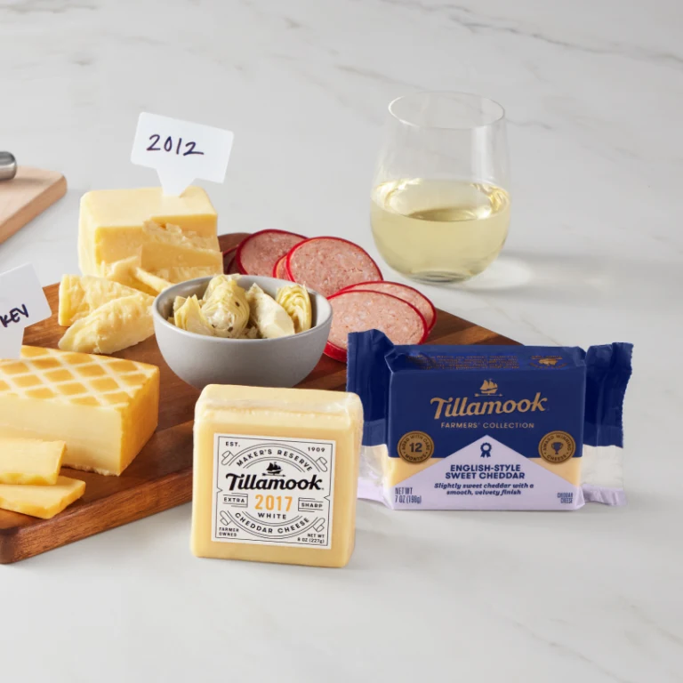 Tillamook cheese board