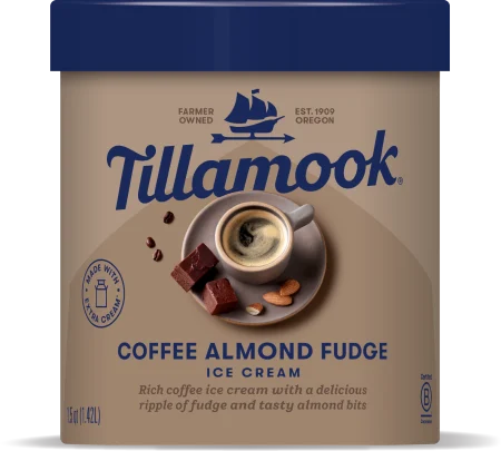 Coffee Almond Fudge Ice Cream