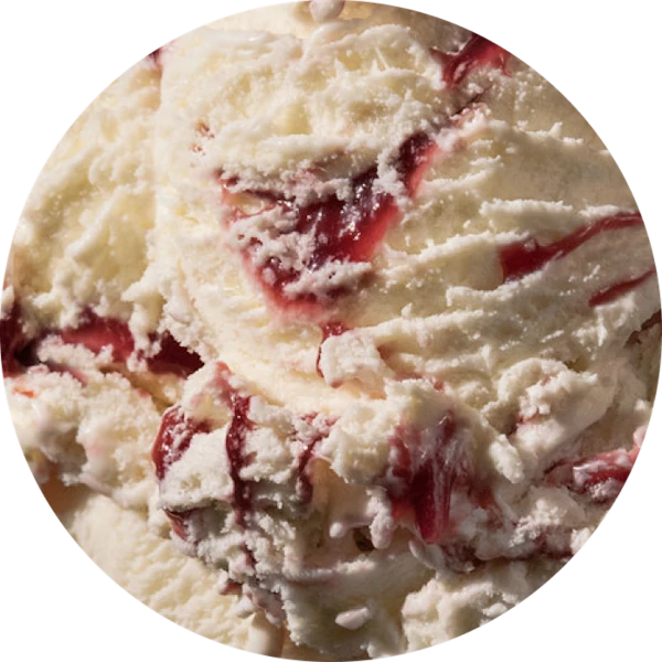 White Chocolate Raspberry Ice Cream