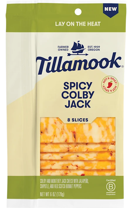 Tillamook Spicy Colby Jack Cheese Slices