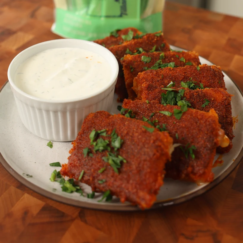Nashville Hot Fried Mozzarella Bites