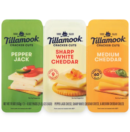 Tillamook Cracker cuts variety pack