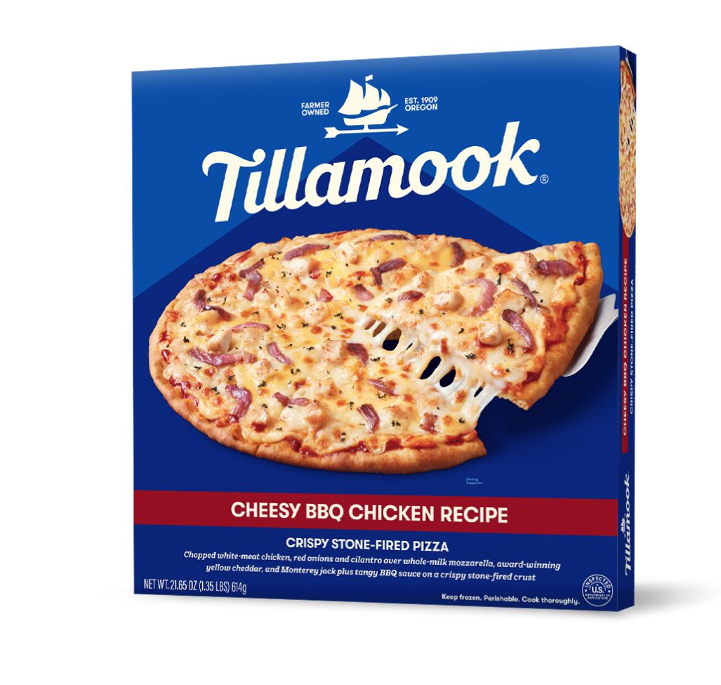 Cheesy BBQ Chicken Recipe Crispy StoneFired Pizza Tillamook