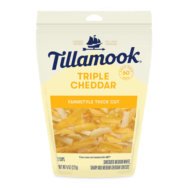 Triple Cheddar Shredded Cheese Tillamook