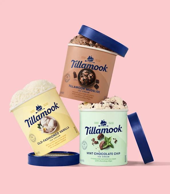 Tillamook family size Ice Cream