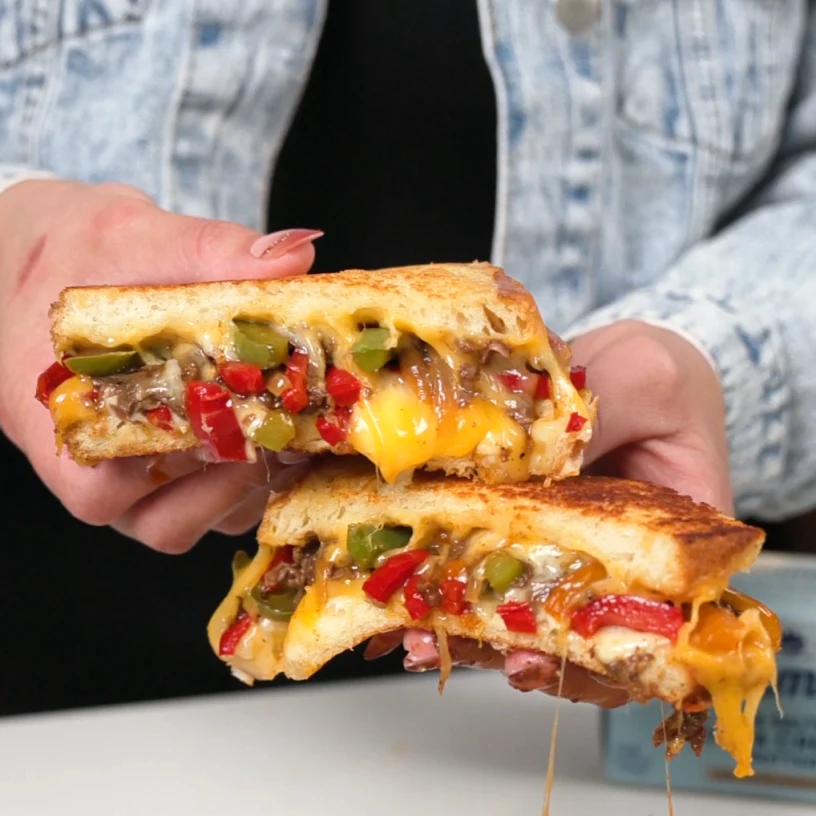 Fajita Grilled Cheese