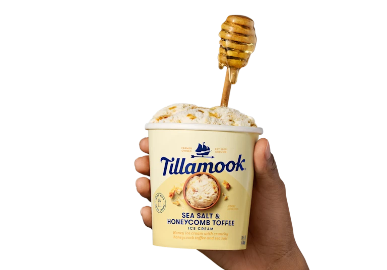 Sea Salt & Honey Comb Toffee Ice Cream
Pints