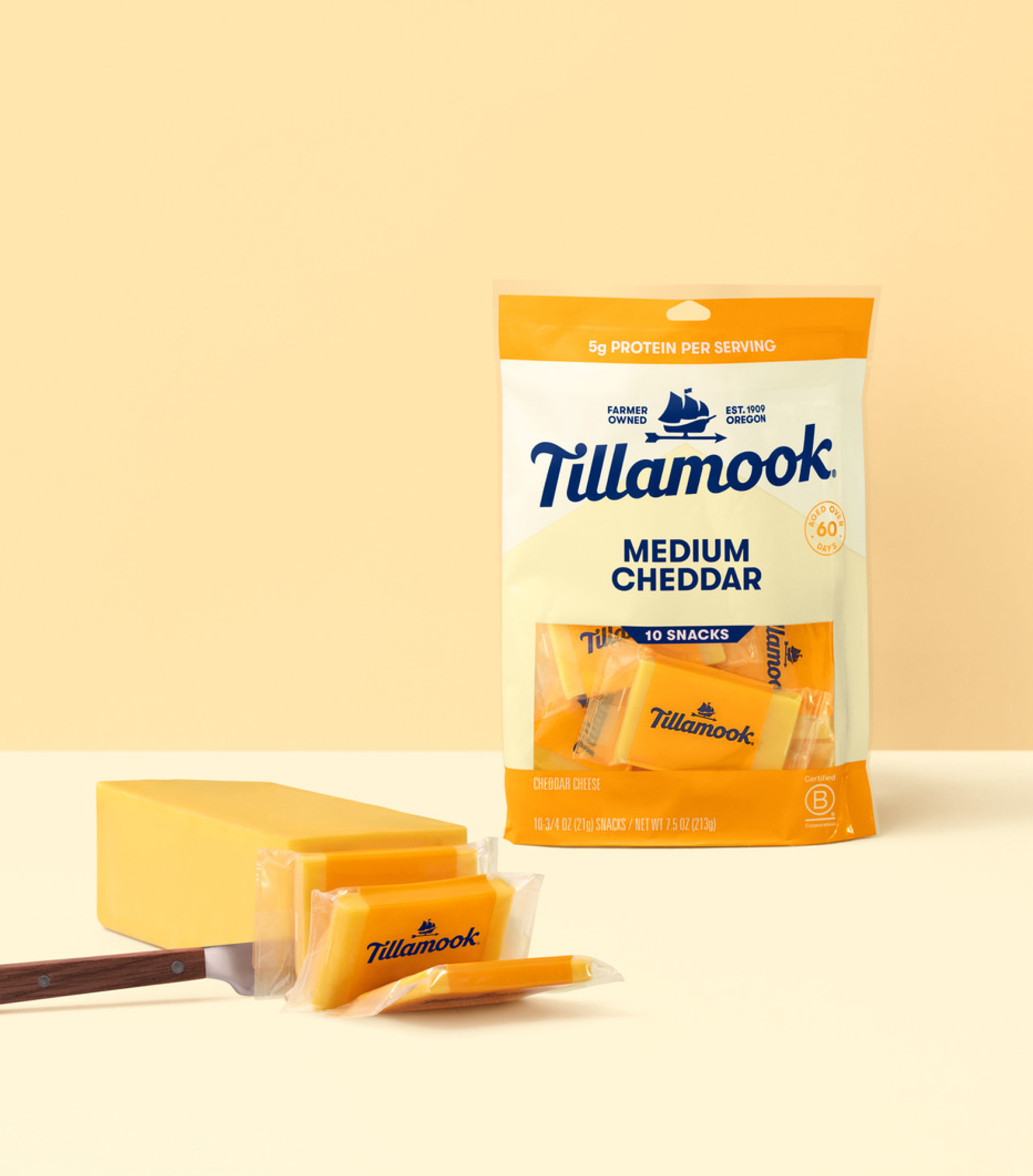 tillamook medium cheddar snack