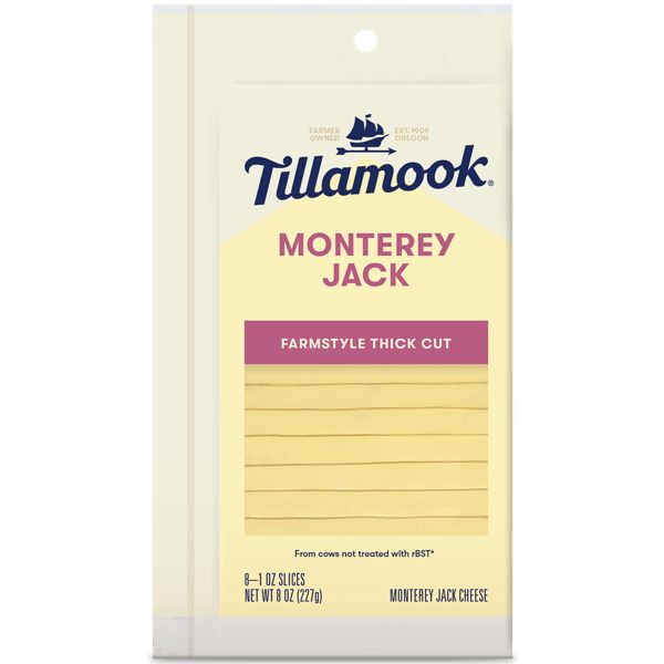 Monterey Jack Cheese Slices Tillamook