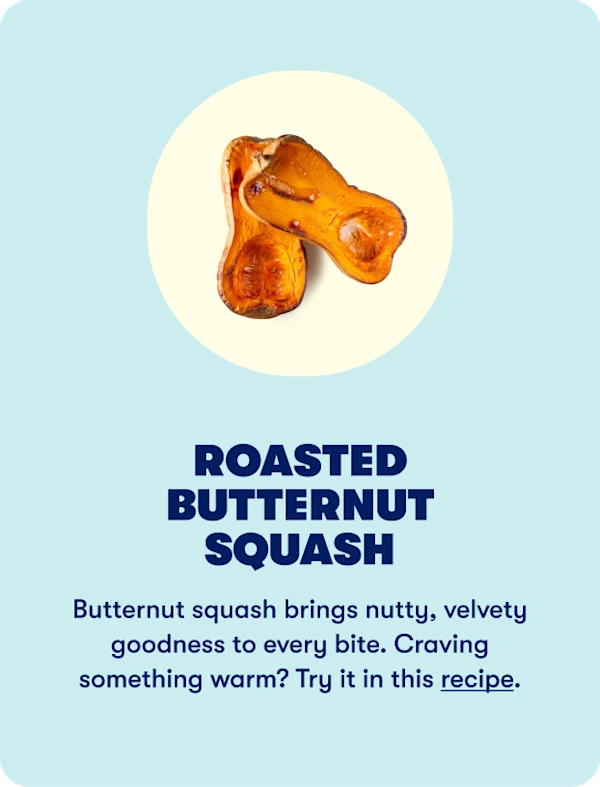 Roasted butternut squash