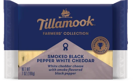 Smoked Black Pepper White Cheddar Cheese