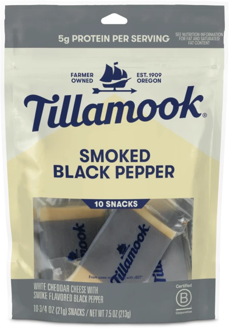 Smoked Black Pepper Cheese Portions