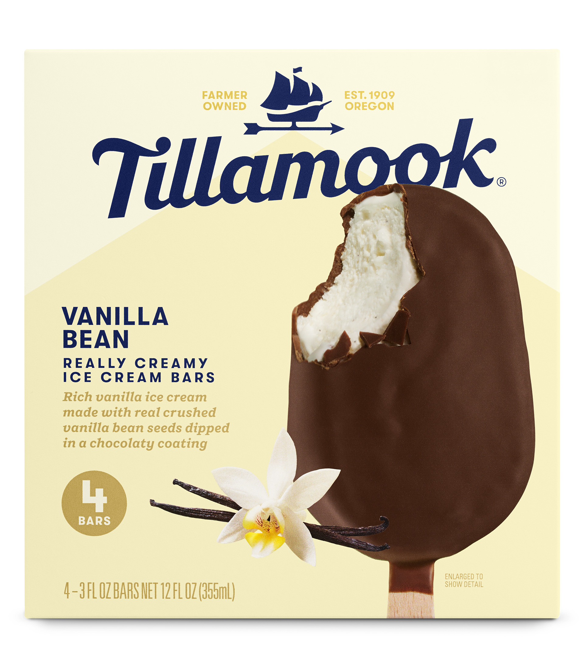 Tillamook Tillamook Vanilla Bean Ice Cream Bars — product image