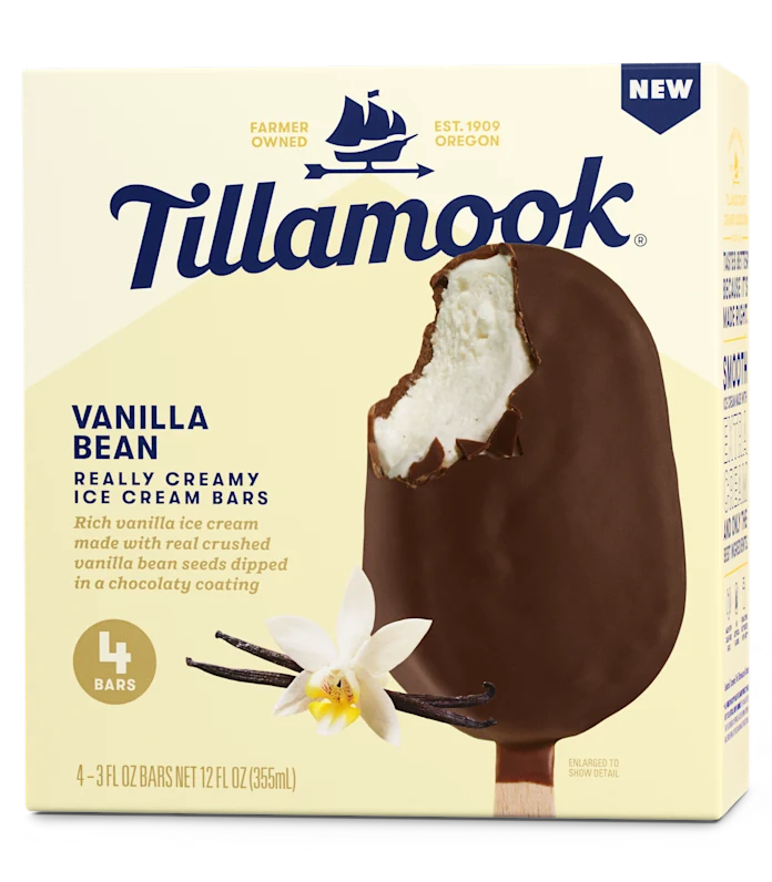 Tillamook Vanilla Bean Ice Cream Bars