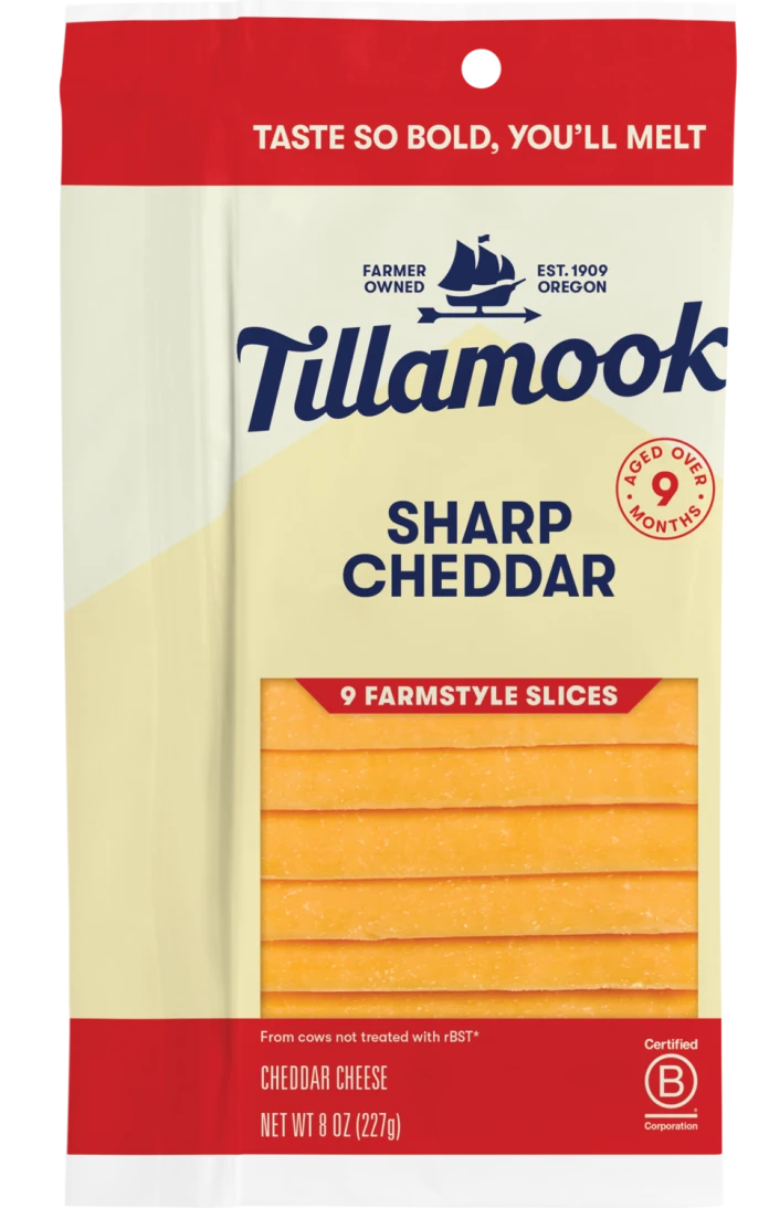 Sharp Cheddar Cheese Slices