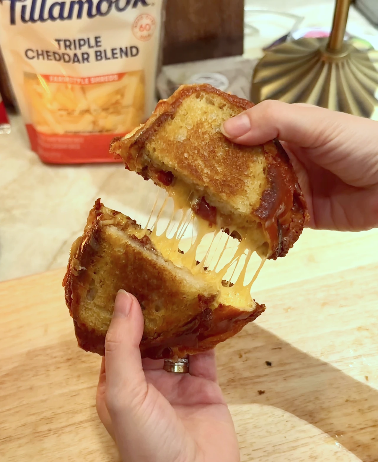 Crispy Prosciutto & Fig Jam Grilled Cheese