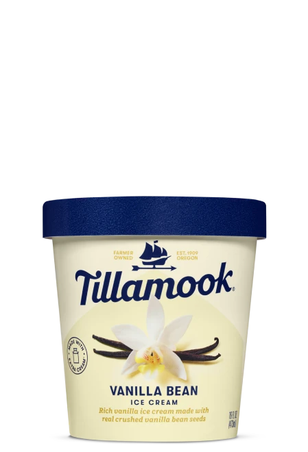 Tillamook Vanilla Bean Ice Cream pint 