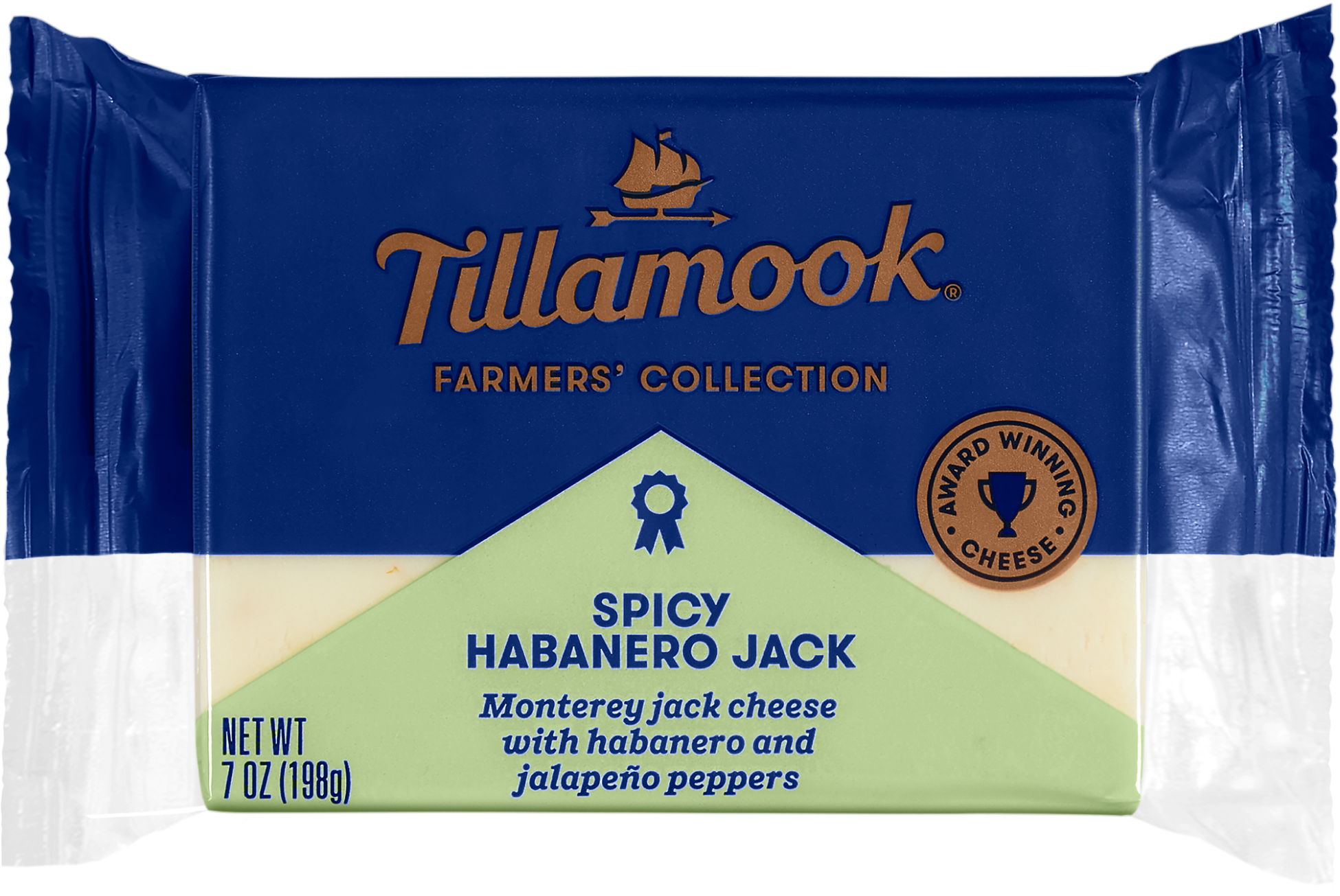 Farmersʼ Collection Spicy Habanero Jack Cheese Chunk - Tillamook