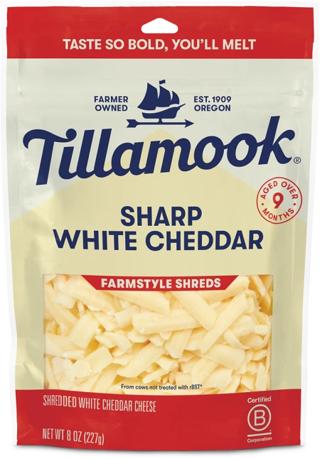 Shredded Sharp White Cheddar Cheese