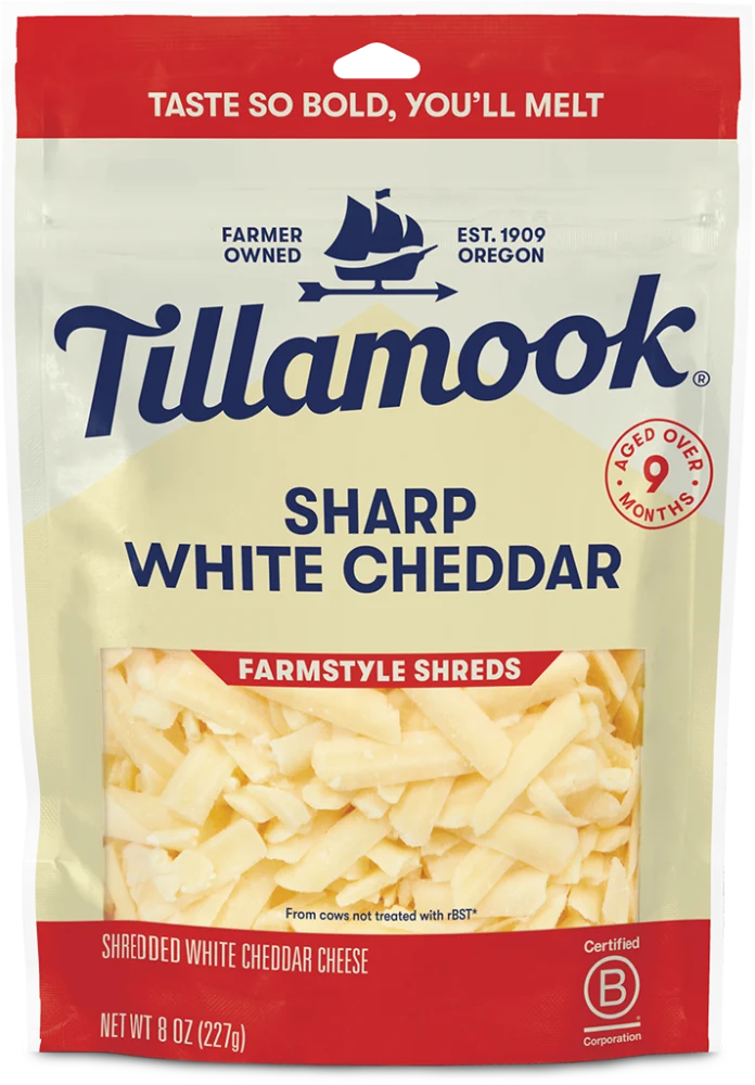 Shredded Sharp White Cheddar Cheese