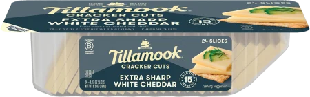 Extra Sharp White Cheddar Cheese Cracker Cuts