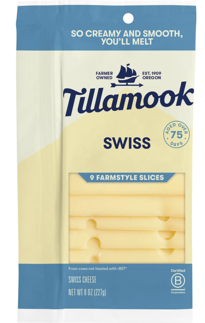 Swiss Cheese Sliced