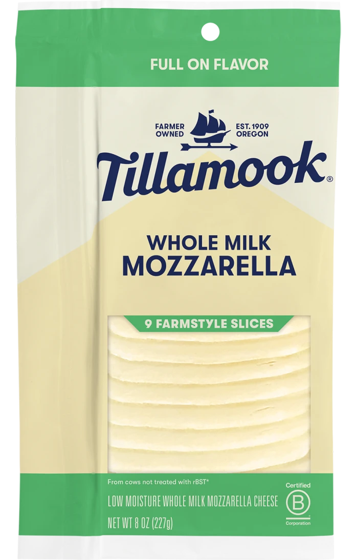Whole Milk Mozzarella Cheese Slices