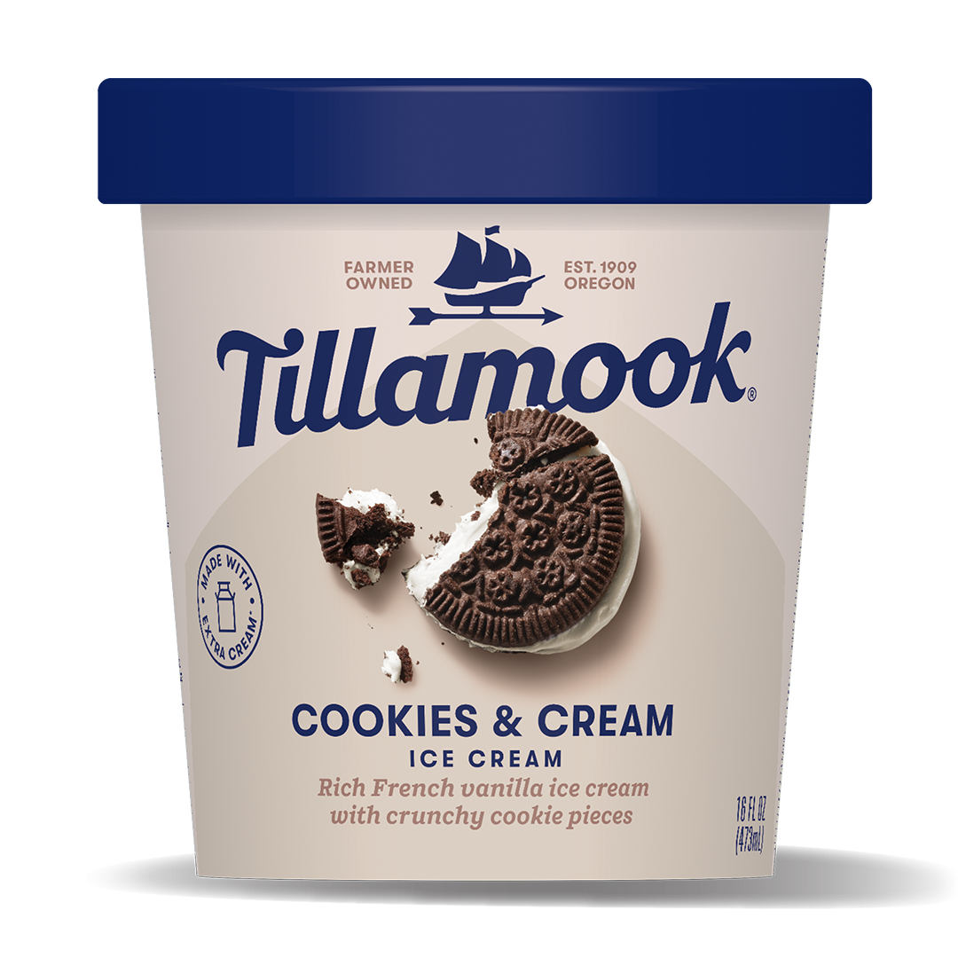 Tillamook Tillamook Cookies & Cream Ice Cream Pint — product image