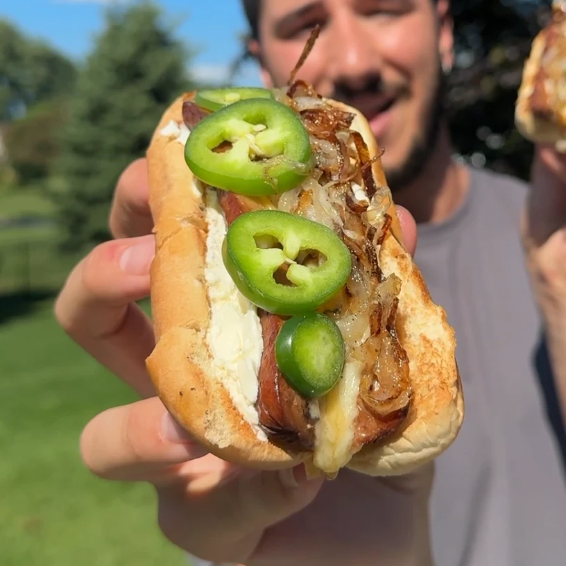 Seattle Style Loaded Hot Dogs