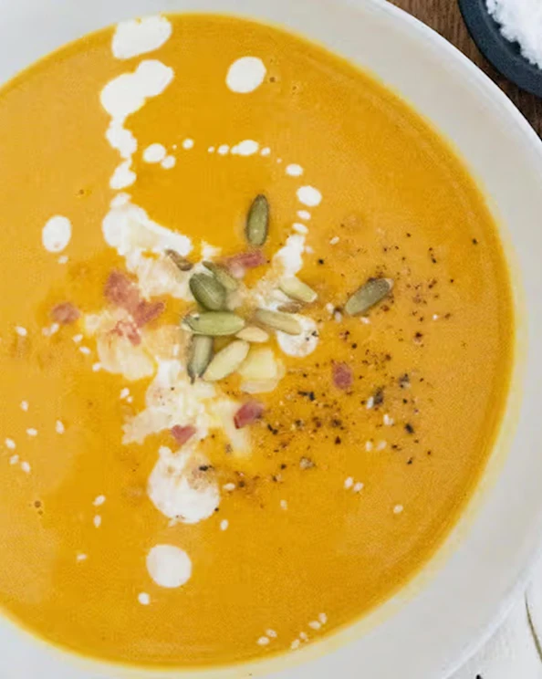 Hearty Butternut Squash and Cheddar Soup