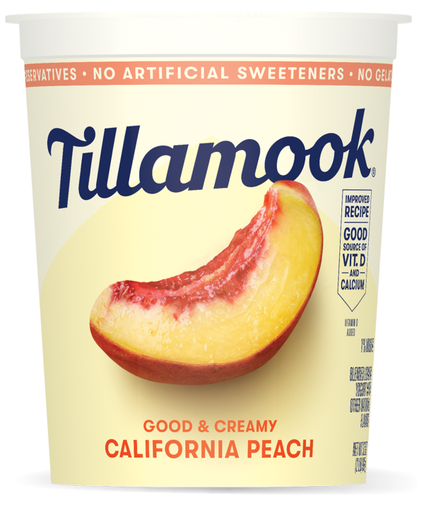 California Peach Lowfat Yogurt Tub