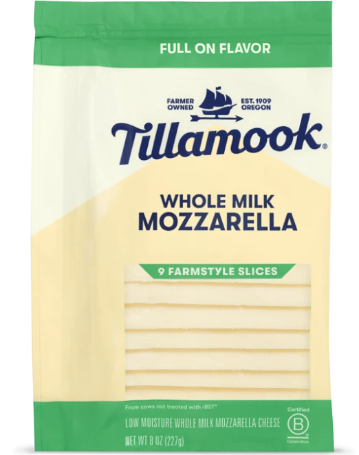 Tillamook Mozzarella Sliced Cheese