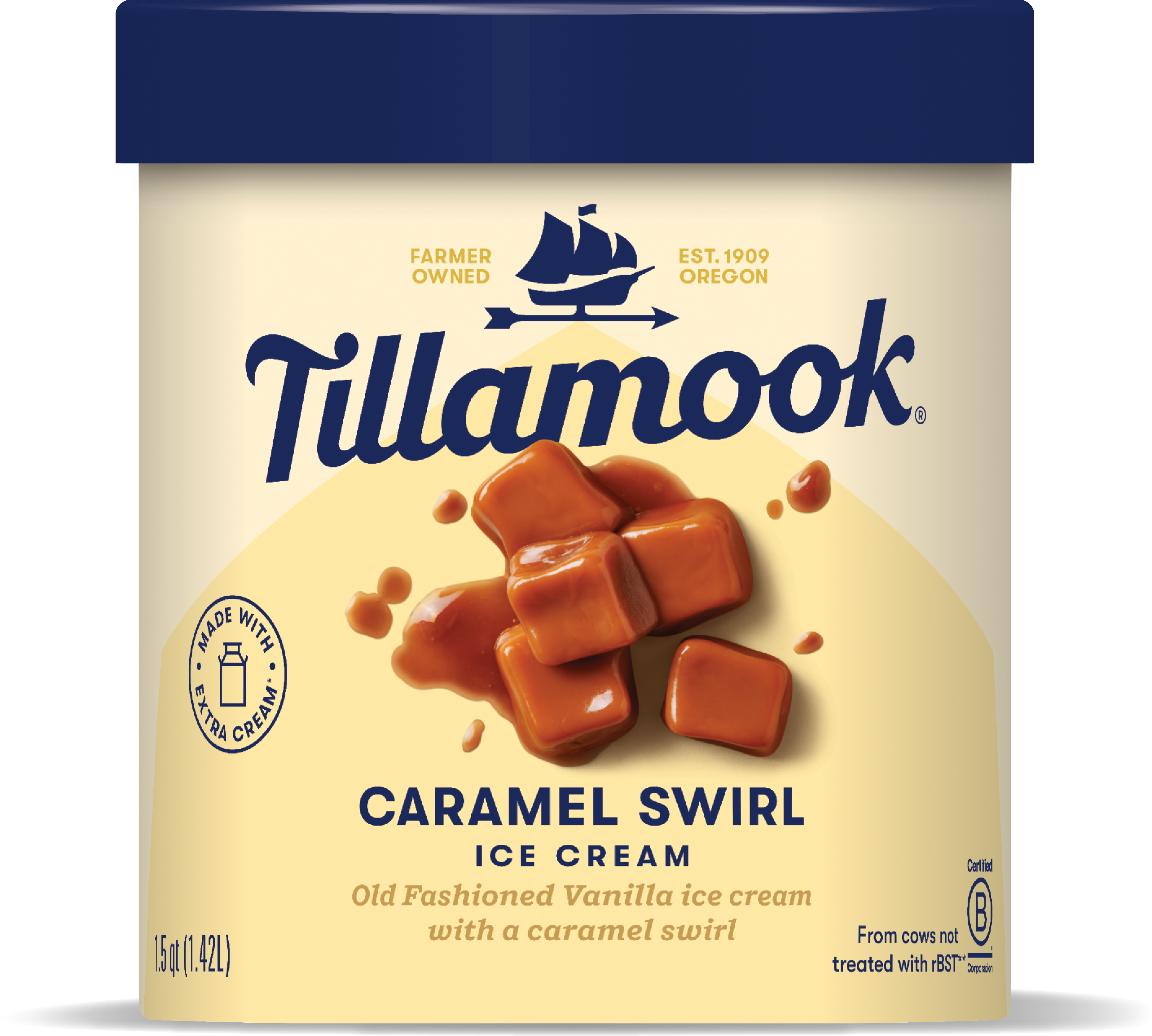 Tillamook Chocolate Ice Cream Tub, 48 oz - QFC