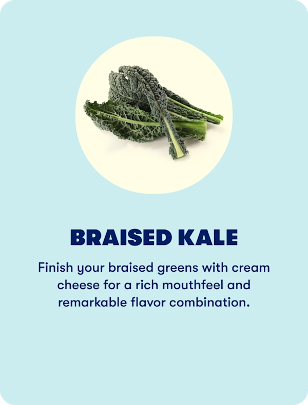 Braised kale (Spring)
