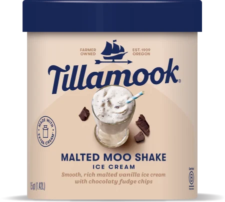 Malted Moo Shake Ice Cream