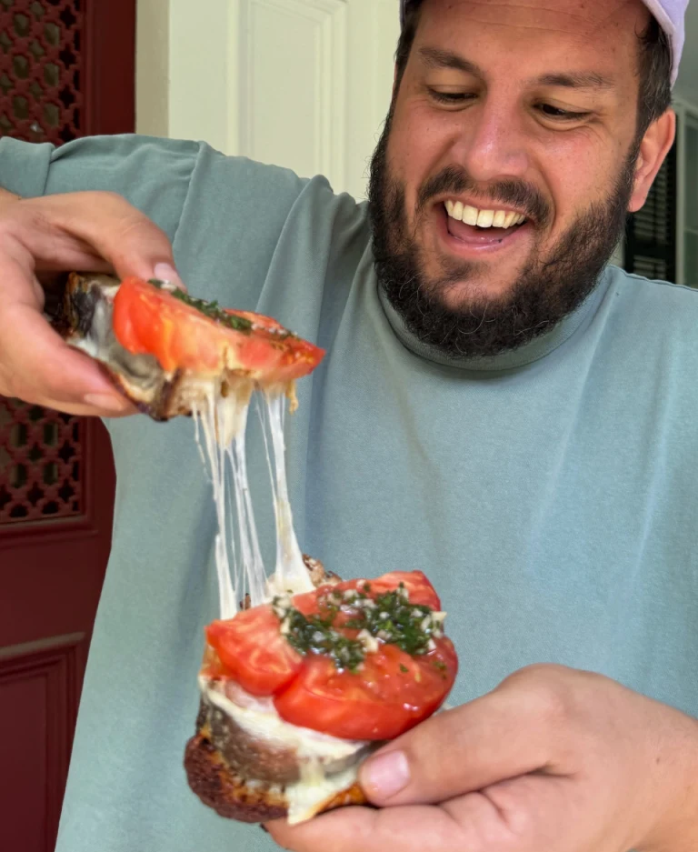 Mozzarella Tomato Toast With Tillamook Cheese