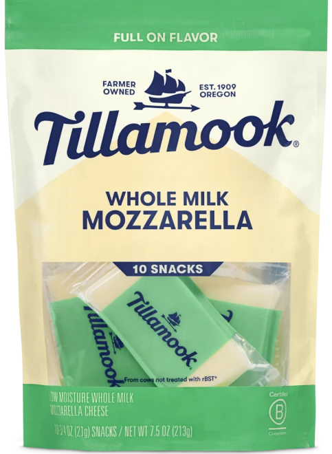Tillamook Mozzarella Cheese Snacks