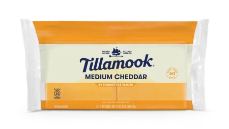 Medium Cheddar Cheese Deli Slices