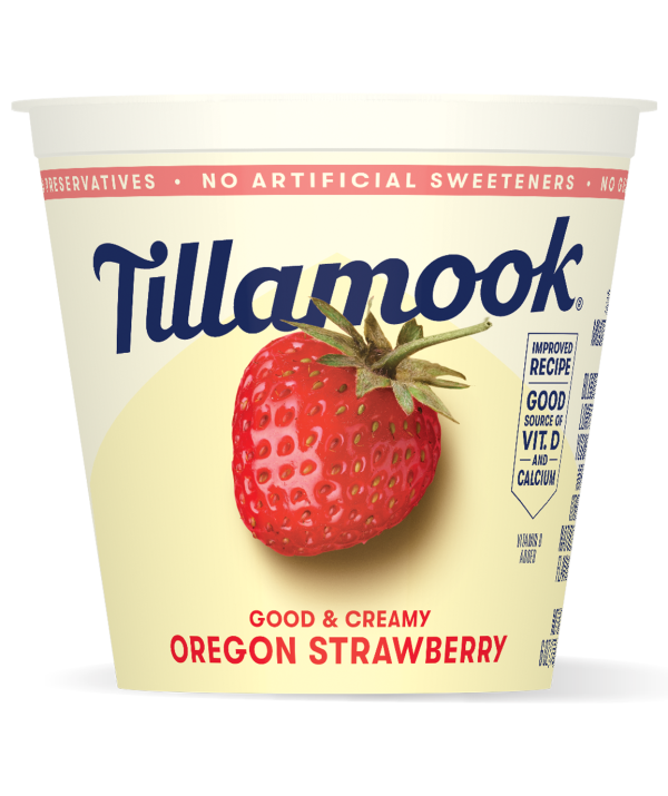 Oregon Strawberry Lowfat Yogurt