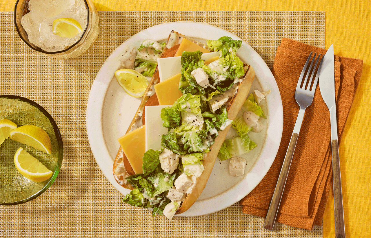 Chicken caesar sandwich
