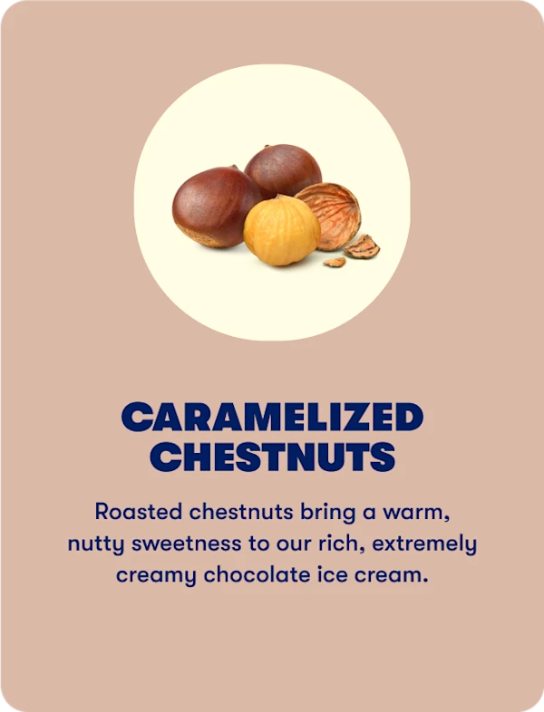 Caramelized chestnuts