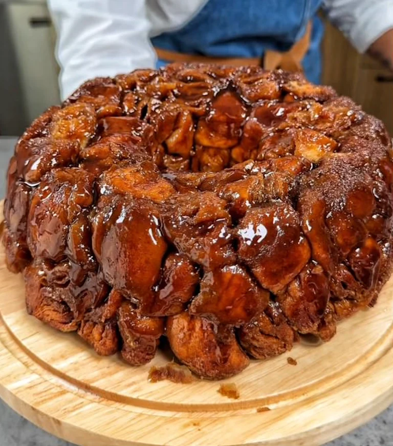 Monkey Bread with Tillamook Vanilla Bean Ice Cream Sauce