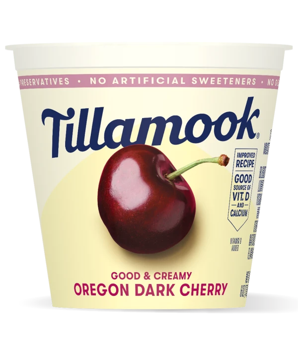 Oregon Dark Cherry Lowfat Yogurt