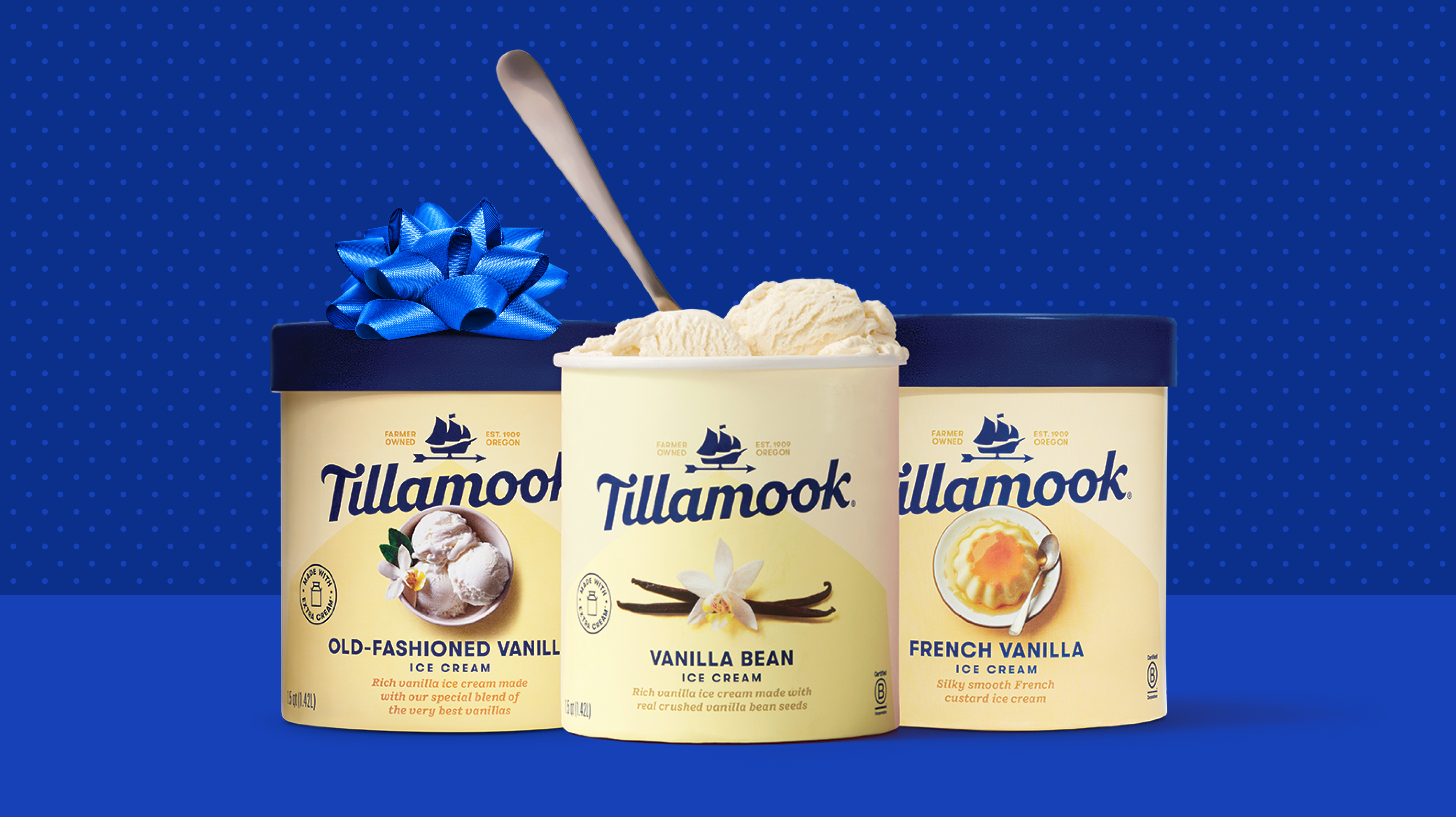 Tillamook French Vanilla Frozen Ice Cream - 1.5 Quart - Super 1 Foods