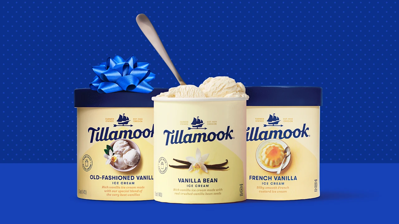 Tillamook Vanilla Ice Cream Holidays