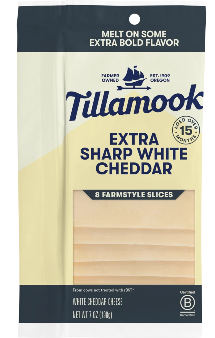 Extra Sharp White Cheddar Cheese Slices